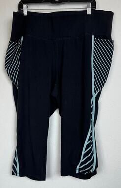 V Black Athletic Capris Women's Size 28